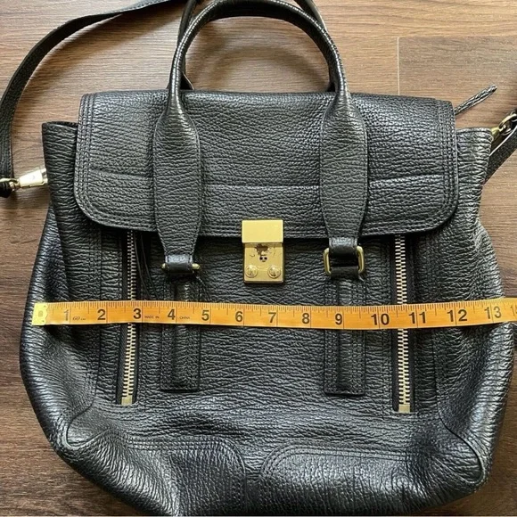 3.1 Phillip Lim Pashli Embossed Leather Crossbody Satchel - Picture 16 of 16